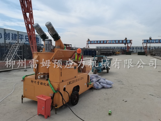 2022年1月22日，上海城建市政工程（集團）有限公司G236蕪湖至汕尾公路鄱陽縣城至余干烏泥段改建工程，采用了我公司CZB2×2-600A型預應力智能張拉設備、LMCJS型自動上料智能壓漿設備、智能張拉千斤頂。